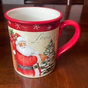 Susan Winget Santa Holiday Mug